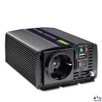 Qoltec Przetwornica napięcia Monolith 600 MS Wave | 12V na 230V | 300/600W | USB