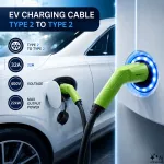 Qoltec Kabel EV Typ 2 do ładowania samochodu elektrycznego i hybryd | 22kW | 32A | 5m
