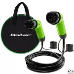 Qoltec Kabel EV Typ 2 do ładowania samochodu elektrycznego i hybryd | 22kW | 32A | 5m