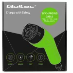 Qoltec Kabel EV Typ 2 do ładowania samochodu elektrycznego i hybryd | 22kW | 32A | 5m