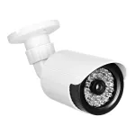 Atrapa kamery monitorującej CCTV, bateryjna, biała