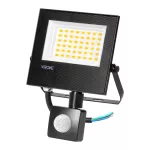 NIVALIS LED naświetlacz z PIR 30 W, 2400 lm, IP44, 4000 K