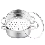 KLAUSBERG GARNEK DO GOTOWANIA NA PARZE 24cm 3,5L