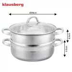 KLAUSBERG GARNEK DO GOTOWANIA NA PARZE 26cm 4,6L