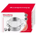 KLAUSBERG GARNEK DO GOTOWANIA NA PARZE 26cm 4,6L