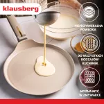 KLAUSBERG PATELNIA DO NALEŚNIKÓW 24cm BEŻOWY