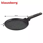 KLAUSBERG PATELNIA DO NALEŚNIKÓW 24cm CZARNY-MARMUREK