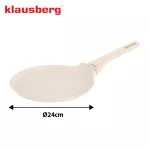 KLAUSBERG PATELNIA DO NALEŚNIKÓW 24cm KREMOWY-MARMUREK