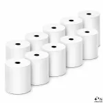 Qoltec Rolka termiczna 80 x 80 | 65g/m2 | 10szt. | BPA free