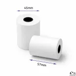 Qoltec Rolka termiczna 57 x 40 | 55g/m2 | 10szt. | BPA free