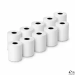 Qoltec Rolka termiczna 57 x 27 | 55g/m2 | 10szt. | BPA free