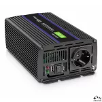 Qoltec Przetwornica napięcia Monolith 2000 MS Wave | 12V na 230V | 1000/2000W | USB