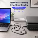 Qoltec Kabel USB 2.0 A męski | B męski | 5m