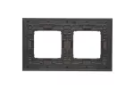 Simon 54 Nature WMDZ-0120xS-085 Ramka 2-krotna Nature-Drewno, ZŁOTE WENGE, IP20/IP44* (*IP44-należy zastosować zestaw uszczelek DUN2)