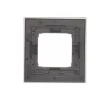 Simon 54 Nature WMDZ-0110xS-077 Ramka 1-krotna Nature-Metal, INOX KLASYCZNY, IP20/IP44* (*IP44-należy zastosować uszczelkę ramki DUN1)