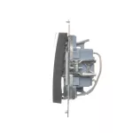 Simon 54 WMDL-0311xx-048 Łącznik potrójny z podświetleniem LED (moduł) 10AX, 250V~, szybkozłącza; antracyt