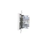 Simon 55 WMDL-040123-111 Przycisk roletowy (moduł) 10 A, 250 V~, szybkozłącza; Biały mat