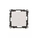 Simon 55 WMDL-0106L1-143 Łącznik roletowy trójpozycyjny 1-0-2 (moduł) 10 A, 250 V~, szybkozłącza; Aluminium mat