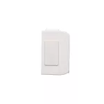Simon 54 WMEW-32211x-101 Gniazdo podwójne Schuko natynkowe bryzgoszczelne IP44 z przesłonami wersja skandynawska 16A, 250V~, zaciski śrubowe; biały