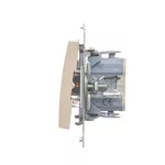 Simon 54 WMDL-010xxx-041 Łącznik jednobiegunowy (moduł) 10AX, 250V~, szybkozłącza; kremowy