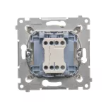 Simon 54 WMDL-010xxx-041 Łącznik jednobiegunowy (moduł) 10AX, 250V~, szybkozłącza; kremowy