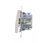 Simon 54 WMDL-061xxx-011 Łącznik schodowy z podświetleniem LED (moduł) 10AX, 250V~, szybkozłącza; biały