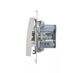 Simon 54 WMDL-061x2x-011 Łącznik schodowy z podświetleniem LED (moduł) 16AX, 250V~, zaciski śrubowe; biały