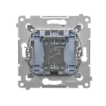 Simon 54 WMDL-061x2x-043 Łącznik schodowy z podświetleniem LED (moduł) 16AX, 250V~, zaciski śrubowe; srebrny mat