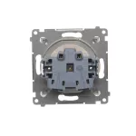 Simon 54 WMDW-0011Sx-011 Gniazdo wtyczkowe z uziemieniem i przesłonami (moduł) 16A, 250V~, szybkozłącza; biały