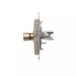 Simon 54 WMDG-010002-044 Gniazdo głośnikowe pojedyncze (moduł). Przekrój przewodów dla wyjścia do 6 mm2; złoty mat