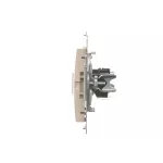 Simon 54 WMDK-0600xx-041 Gniazdo komputerowe RJ45 kategoria 5e + telefoniczne RJ12 (moduł); kremowy