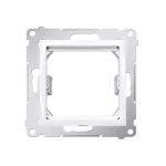Simon 54 WMDZ-74x3xx-011 Adapter (przejściówka) na osprzęt standardu 45 × 45 mm; biały *Do gniazd teleinformatycznych Simon Connect