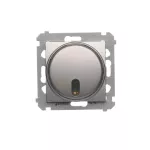 Simon 54 WMDL-001xPx-043 Łącznik zdalnie sterowany z przekaźnikiem (moduł) 8(2) A, 230V~; srebrny mat *Wymagana instalacja 3-przewodowa