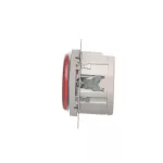 Simon 54 WMDS-020x2x-043 Sygnalizator świetlny LED – światło czerwone (moduł) 230V~; srebrny mat