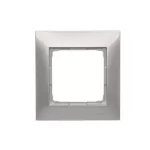 Simon 54 Premium WMDZ-0110xx-043 Ramka 1-krotna PREMIUM IP20 / IP44; srebrny mat