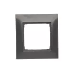Simon 54 Premium WMDZ-0110xK-048 Ramka 1-krotna PREMIUM do puszek karton-gips IP20 / IP44; antracyt