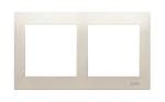 Simon 54 Premium WMDZ-0120xK-041 Ramka 2-krotna PREMIUM do puszek karton-gips IP20 / IP44; kremowy