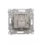 Simon 55 WMDA-021002-143 Gniazdo antenowe R-TV przelotowe 10 dB (moduł). 1x Wejście: 5÷862 MHz; Aluminium mat