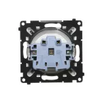 Simon 55 WMDW-TGD1CZ-111 Gniazdo DATA z kluczem uprawniającym (moduł) 16 A, 250 V~, szybkozłącza; Biały mat