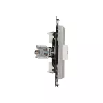 Simon 55 WMDE-013000-143 Gniazdo ekwipotencjalne pojedyncze (moduł); Aluminium mat