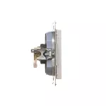 Simon 55 WMDA-P96xx7-143 Gniazdo HDMI + RJ45 kat.6. (moduł); Aluminium mat