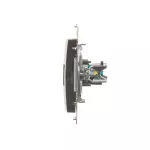 Simon 54 WMDT-0010xx-046 Gniazdo telefoniczne pojedyncze RJ12 (moduł); brąz mat