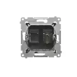 Simon 54 WMDH-0XXXX1-049 Gniazdo HDMI (moduł); czarny