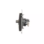 Simon 54 WMDA-0510xx-049 Gniazdo antenowe typu "F" + RJ45 kat.6 (moduł); czarny