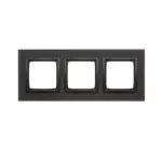 Simon 54 Nature WMDZ-0130xS-083 Ramka 3-krotna Nature-Metal, INOX DARK, IP20/IP44* (*IP44-należy zastosować zestaw uszczelek DUN3)