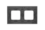 Simon 54 Nature WMDZ-0120xS-078 Ramka 2-krotna Nature-Metal, INOX YIN, IP20/IP44* (*IP44-należy zastosować zestaw uszczelek DUN2)
