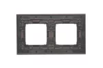 Simon 54 Nature WMDZ-0120xS-084 Ramka 2-krotna Nature-Drewno, SREBRNE WENGE, IP20/IP44* (*IP44-należy zastosować zestaw uszczelek DUN2)