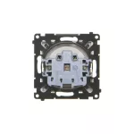 Simon 55 WMDW-0011S2-143 Gniazdo wtyczkowe pojedyncze z uziemieniem i przesłonami (moduł) 16 A, 250 V~, szybkozłącza; Aluminium mat