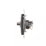 Simon 54 WMDA-0510xx-046 Gniazdo antenowe typu "F" + RJ45 kat.6 (moduł); brąz mat