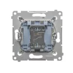 Simon 54 WMDL-061x2x-046 Łącznik schodowy z podświetleniem LED (moduł) 16AX, 250V~, zaciski śrubowe; brąz mat